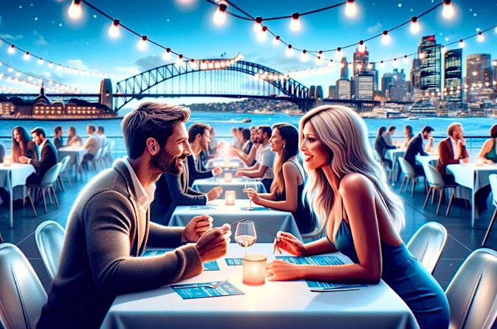 over 40s singles at speed dating event in sydney with harbour bridge in background
