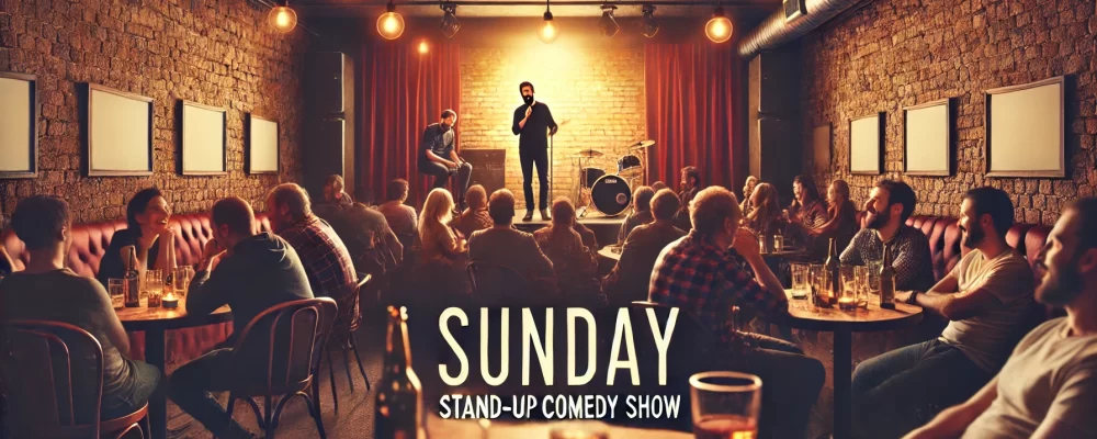 Sunday stand-up comedy show at Club Voltaire