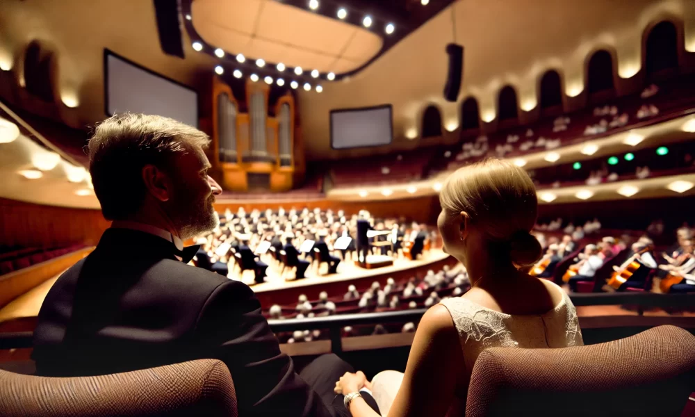 couple enjoying a night at the Sydney Symphony Orchestra